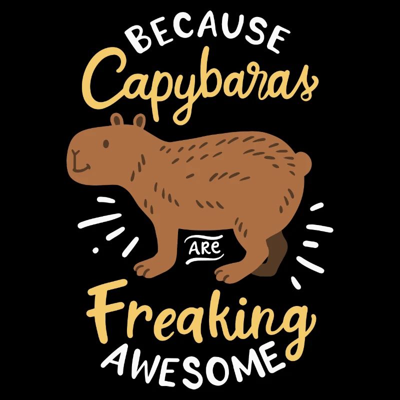 Capybara capybara saying rodent