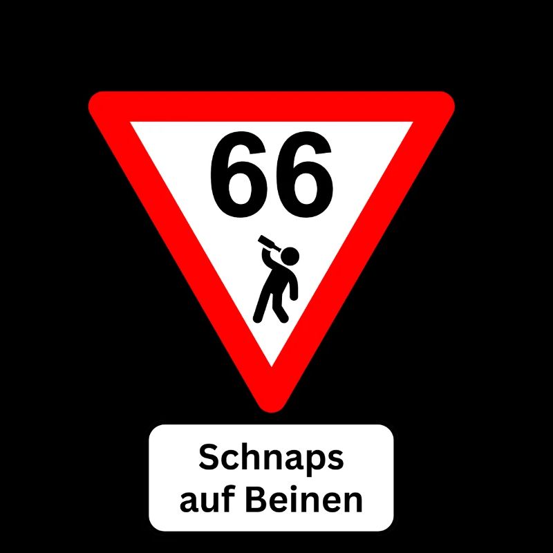 66th Birthday - Schnapps on Legs Schnapps Number