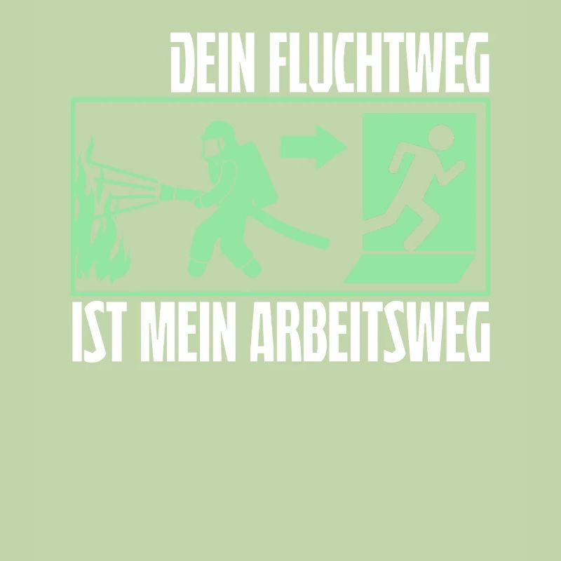 Feuerwehr Brandbekämpfung Geschenk · Arbeitsweg