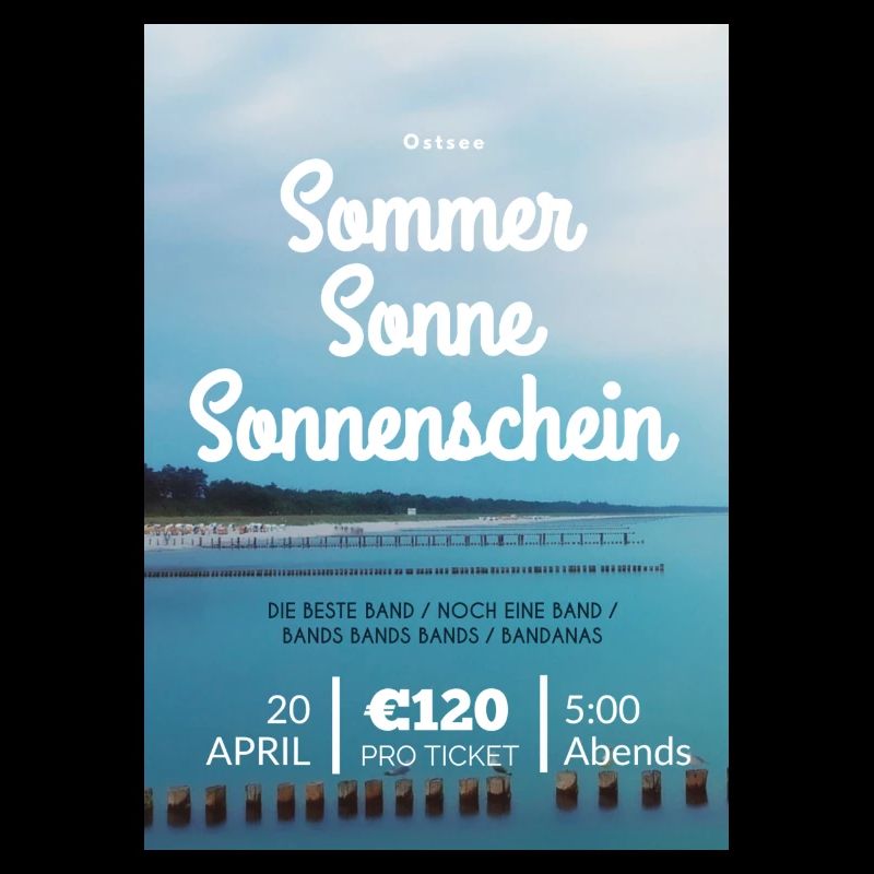 Summer vacation Germany