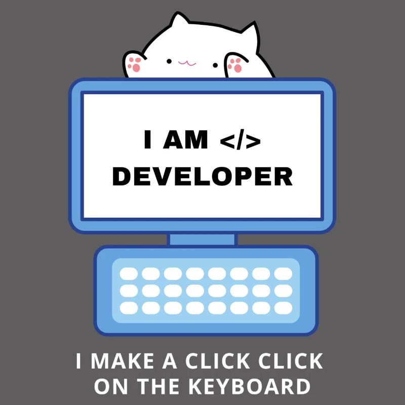 I am a developer - I make a click click