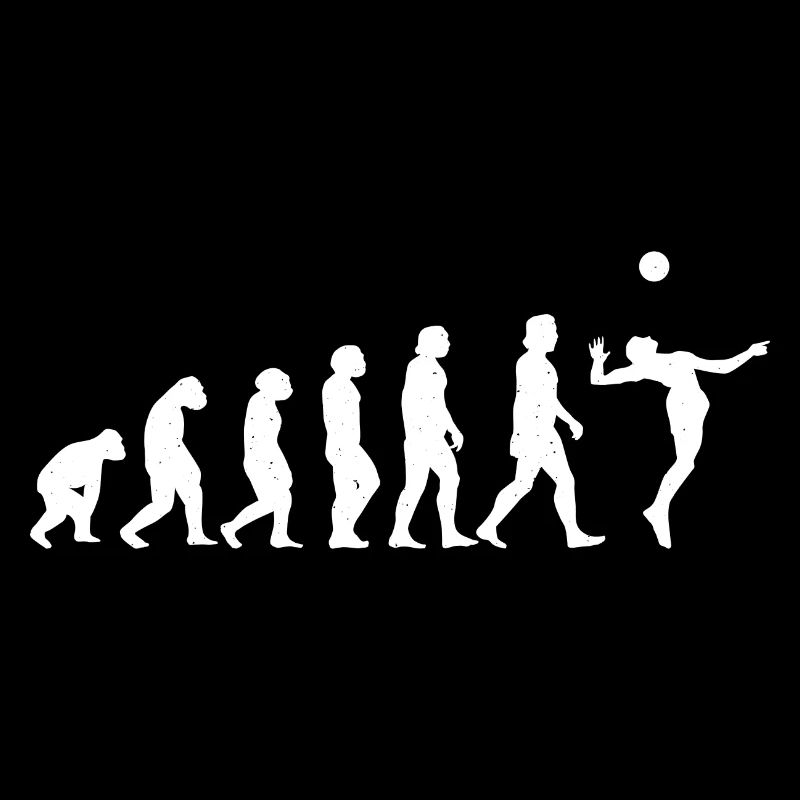 Volley-ball Jeux Evolution Silhouettes