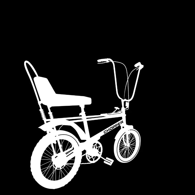 Conception de vélo Chopper rétro