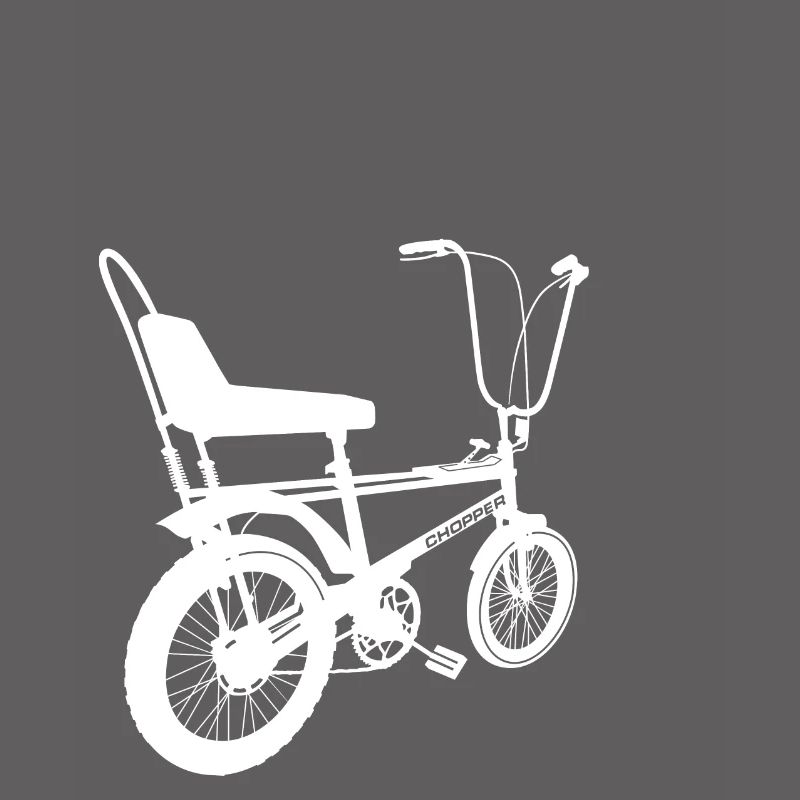 Conception de vélo Chopper rétro
