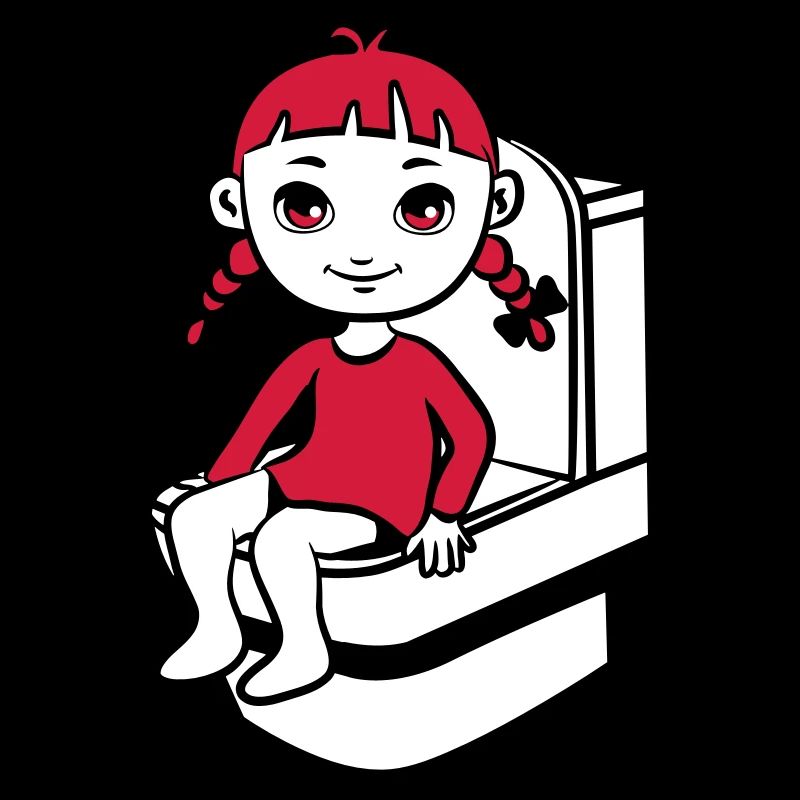 wc kleines mädchen