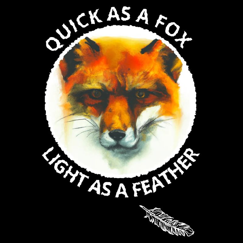 Quick Fox Light Feather Fox Fans Gift