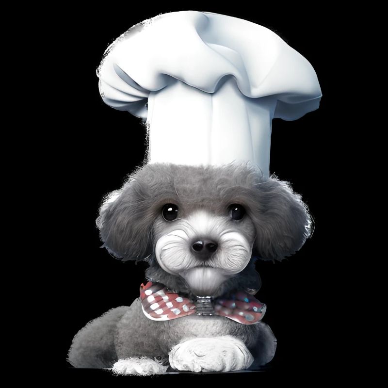 Caniche Cuisiniers Caniche Chiot Chien Chiot Propriétaire de chien