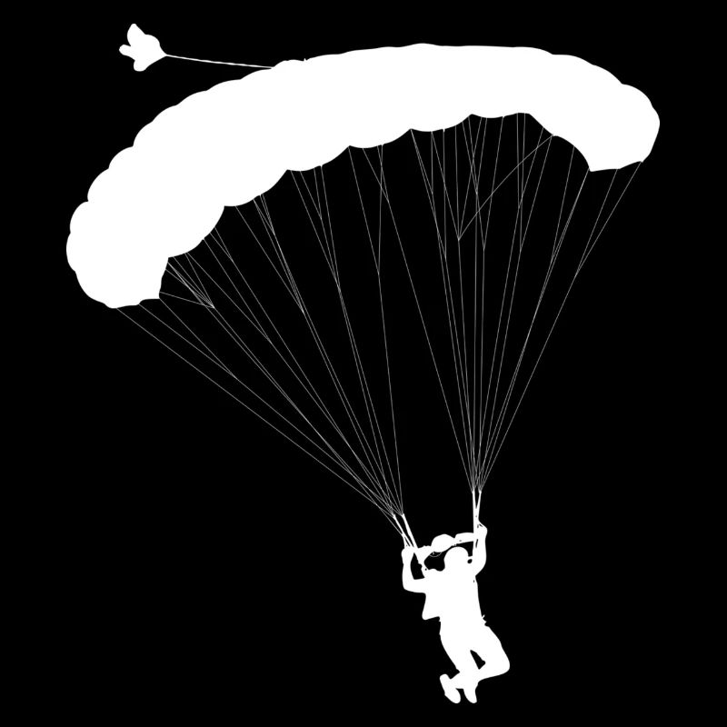 Paragliding parachute flying parachuting