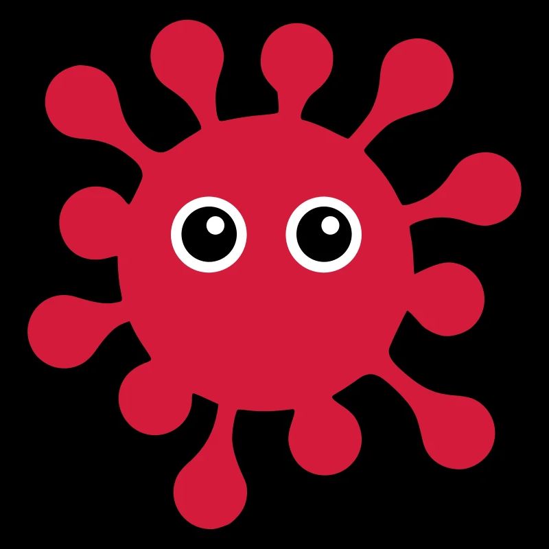 ★ Design colors changeable ★ Virus with googly eyes