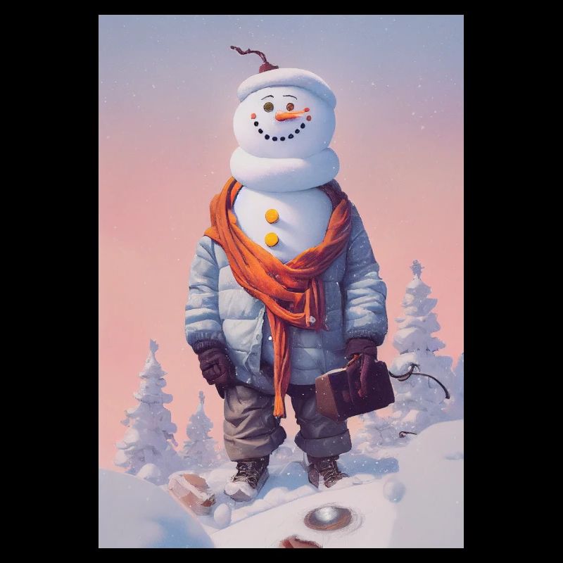 Schneeman Noël