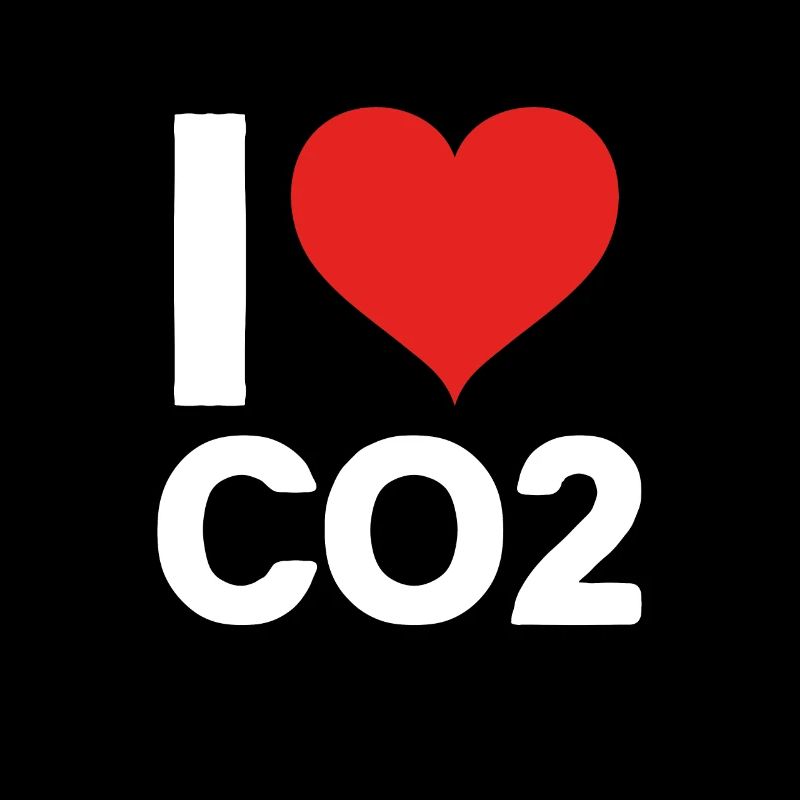 Ich liebe CO2 Klimaskeptiker Motiv