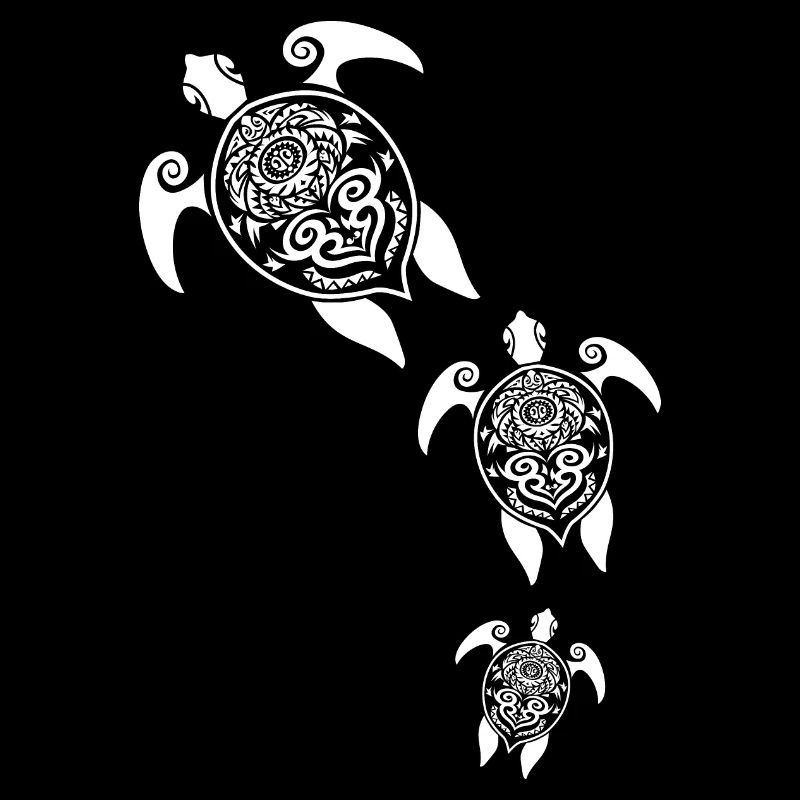 Maori Turtles Group Tattoo Gift Idea