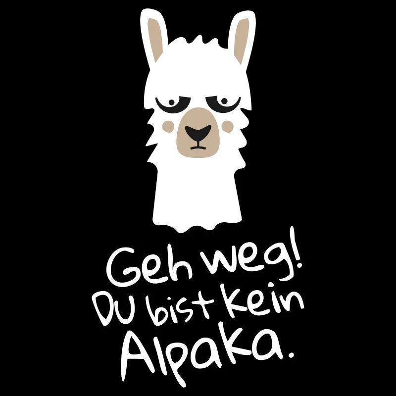 Alpaka Geh weg