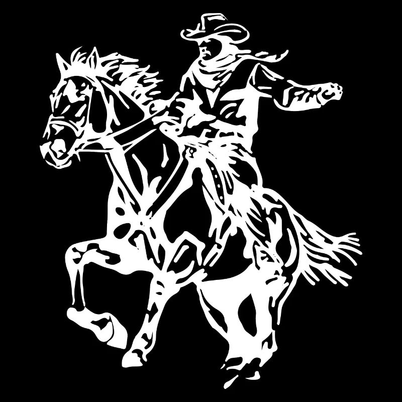 Cowboy Brave Drawing