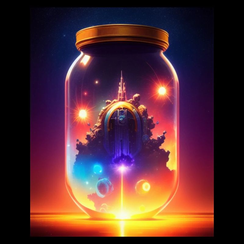 Eine Welt in der Flasche