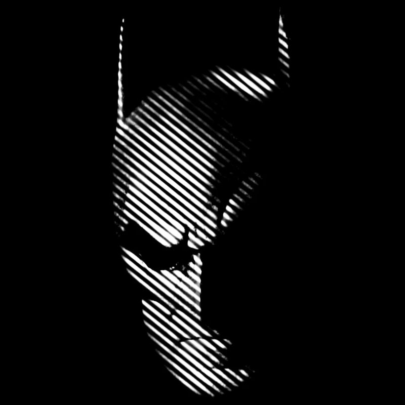 Batman Maske black & white