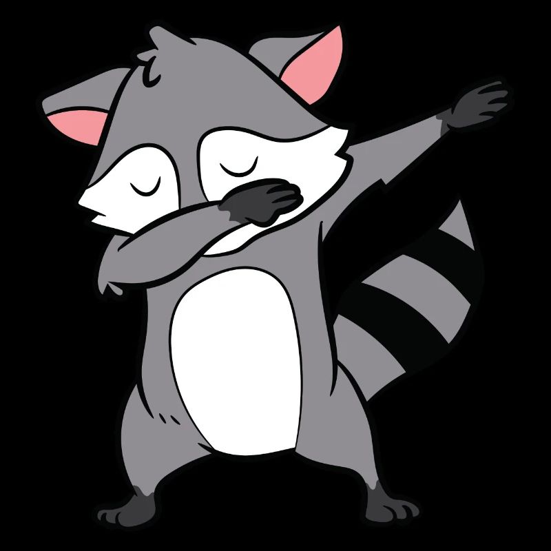 Raccoon - Dab, dabbing, dabbing, dancing