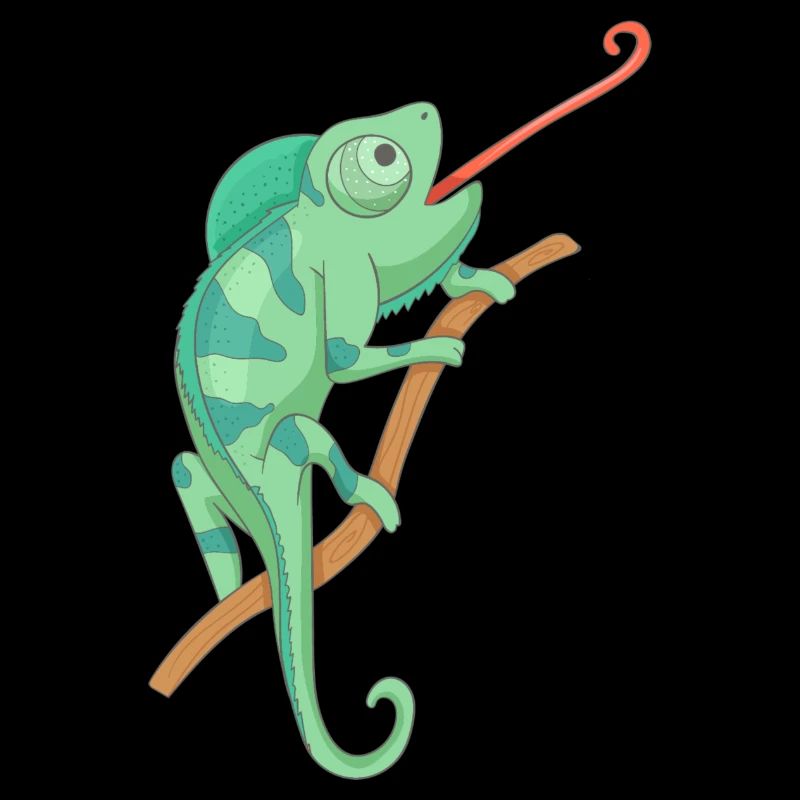 Caméléon vert