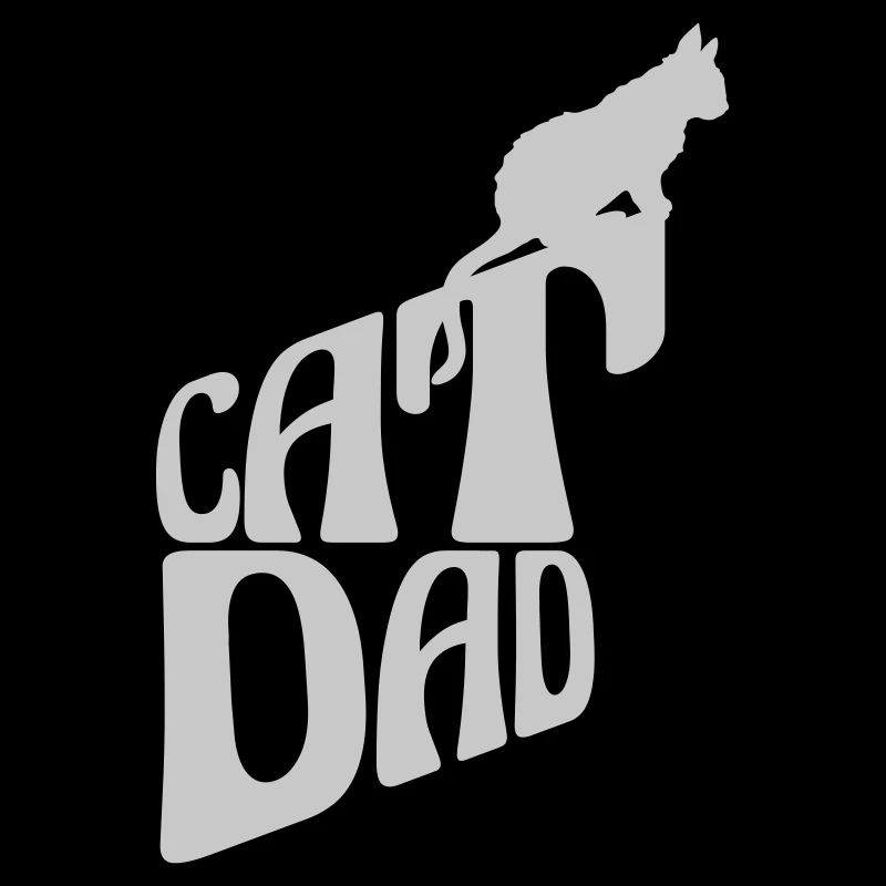 Cat Dad Logo Design