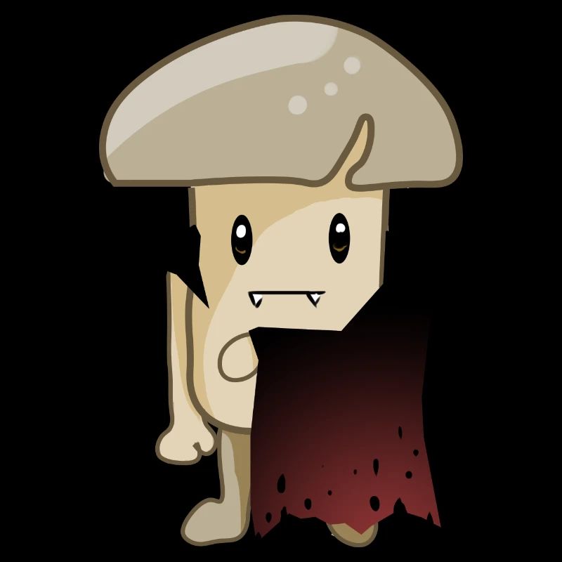 Mushroom vampire Halloween