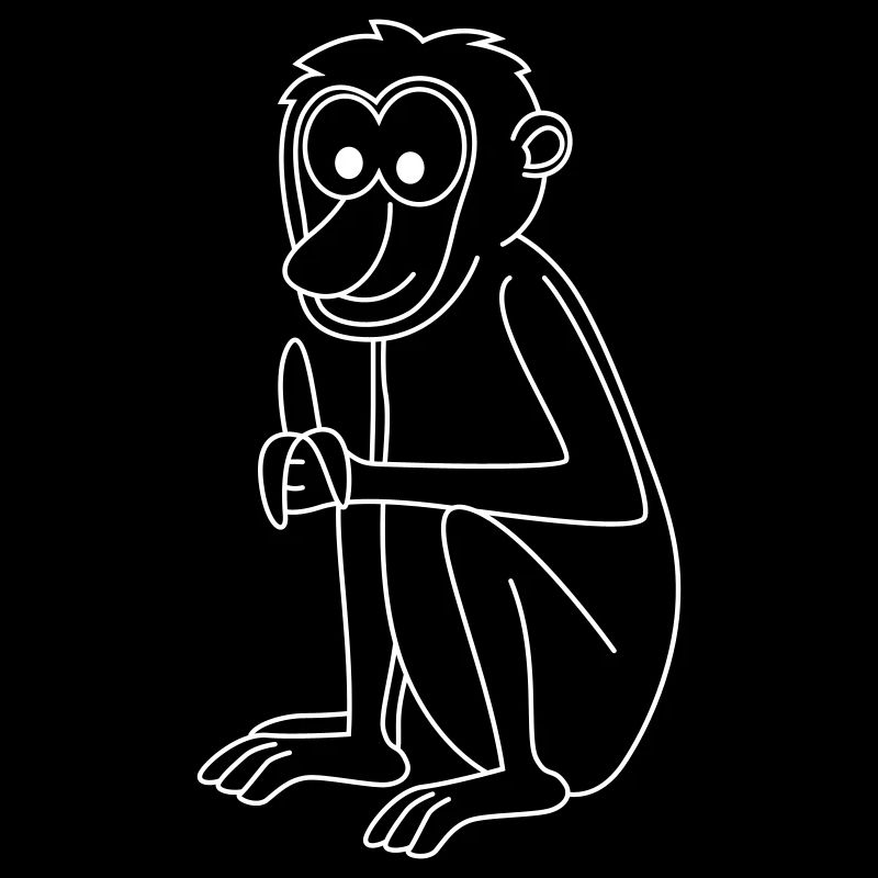 Monkey comic animal