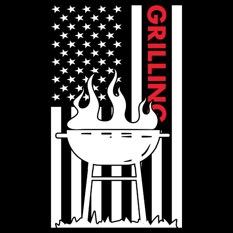 Griller Us Flag Grilling
