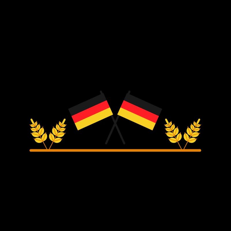 Witziges Lets Get Schnitzel Faced German Flag