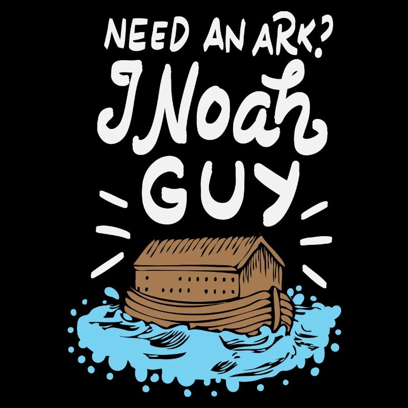 Bisogno di un'arca I Noah Guy Gioco di parole in tema di religione