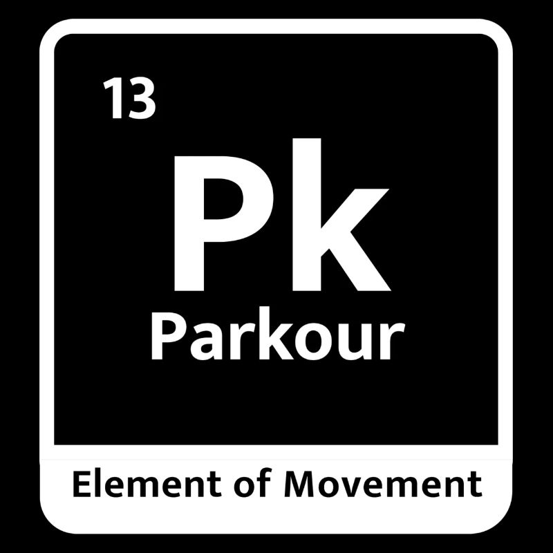 PK Element des Bewegungsgeschenks Parkour Freerun