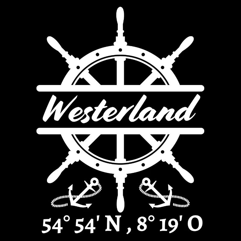 Westerland-Sylt steering wheel, anchors & coordinates