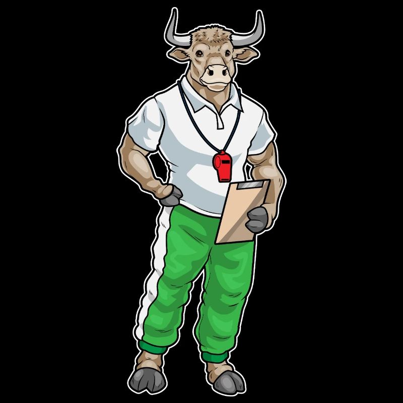 Sifflet de professeur de sport de taureau