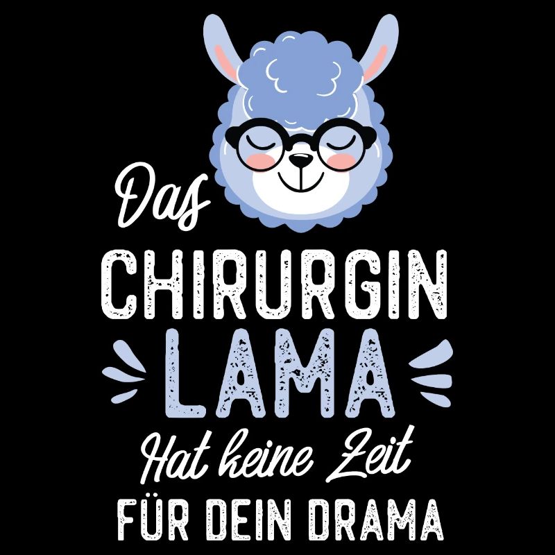 Chirurgin Lama Spruch Lustige Geschenkidee