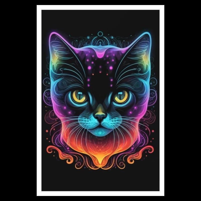 Chat mignon Pop Art Art moderne
