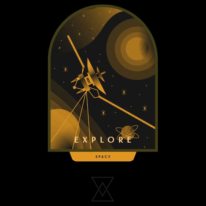 Space explore urban retro design