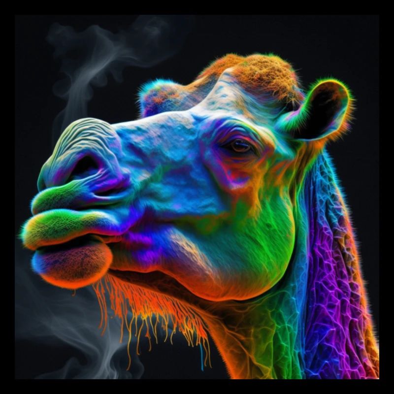 Colored camel, unique design
