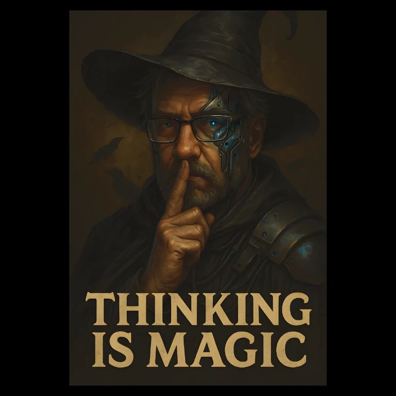 Cyber Wizard "Thinking is Magic"