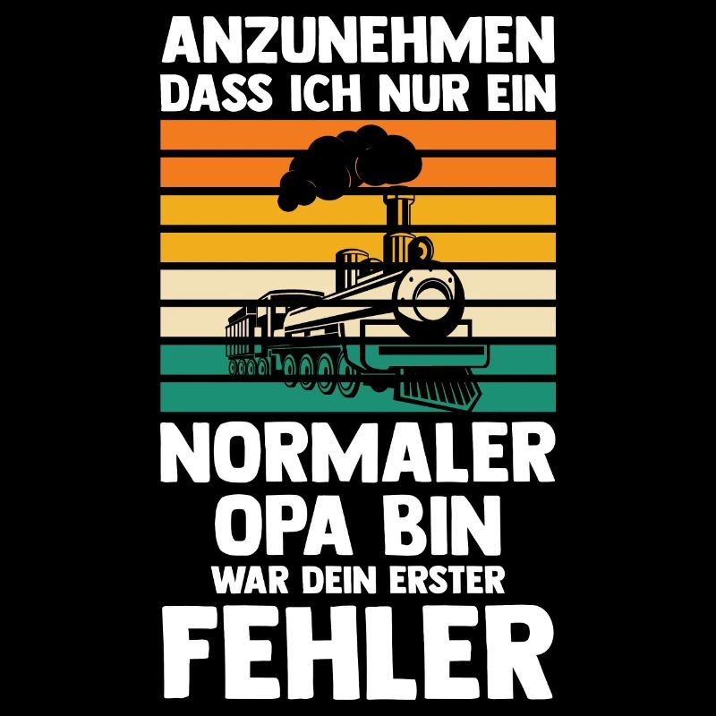 Modelleisenbahn Opa Modellbauer Geschenk