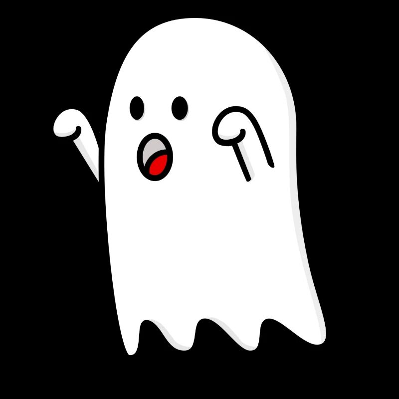 Geist mit Halloween-Händen