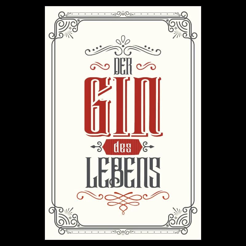 Le gin de la vie affiche