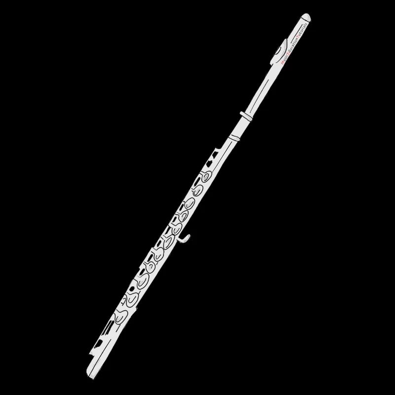 Flûte fourrée blanche