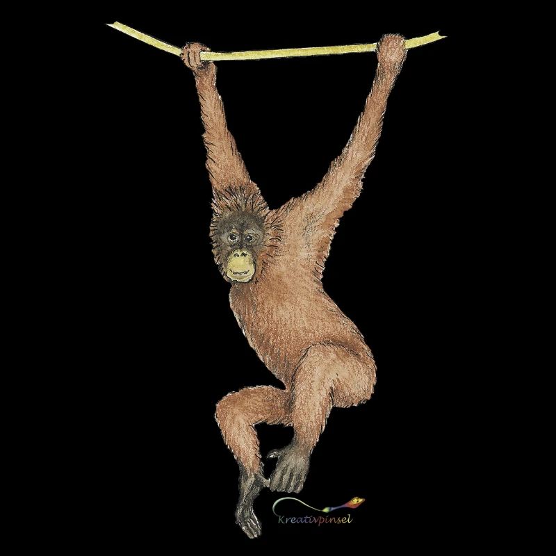Orang-outan, un singe de la forêt tropicale