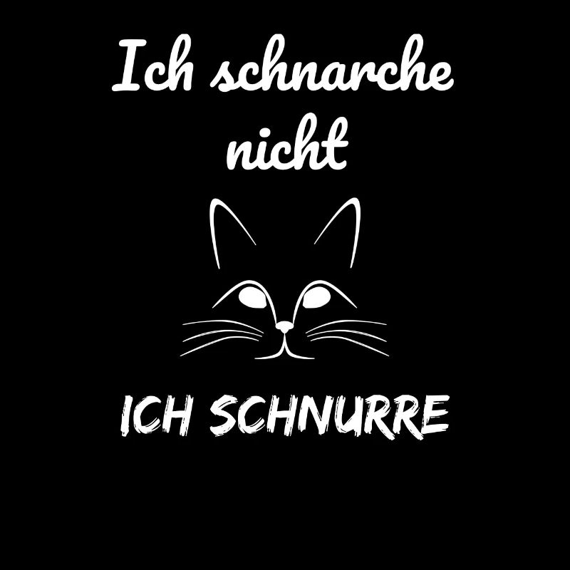 Ich schnarche nicht ich schnurre