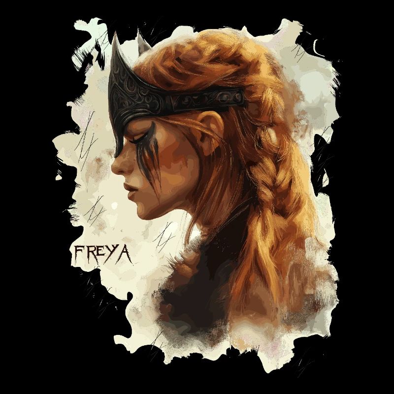 Freya Shield Maiden Viking Viking Viking Edda