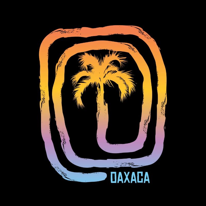 Cool Oaxaca Mexico Palm Tree Souvenir Vacation