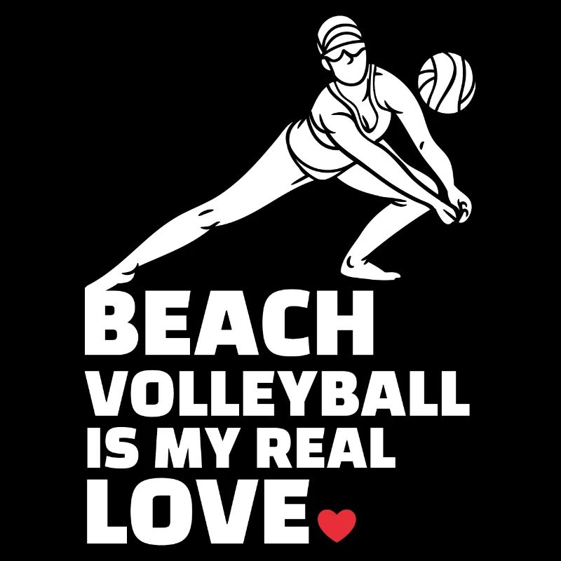J’adore le beach-volley Plage élégante