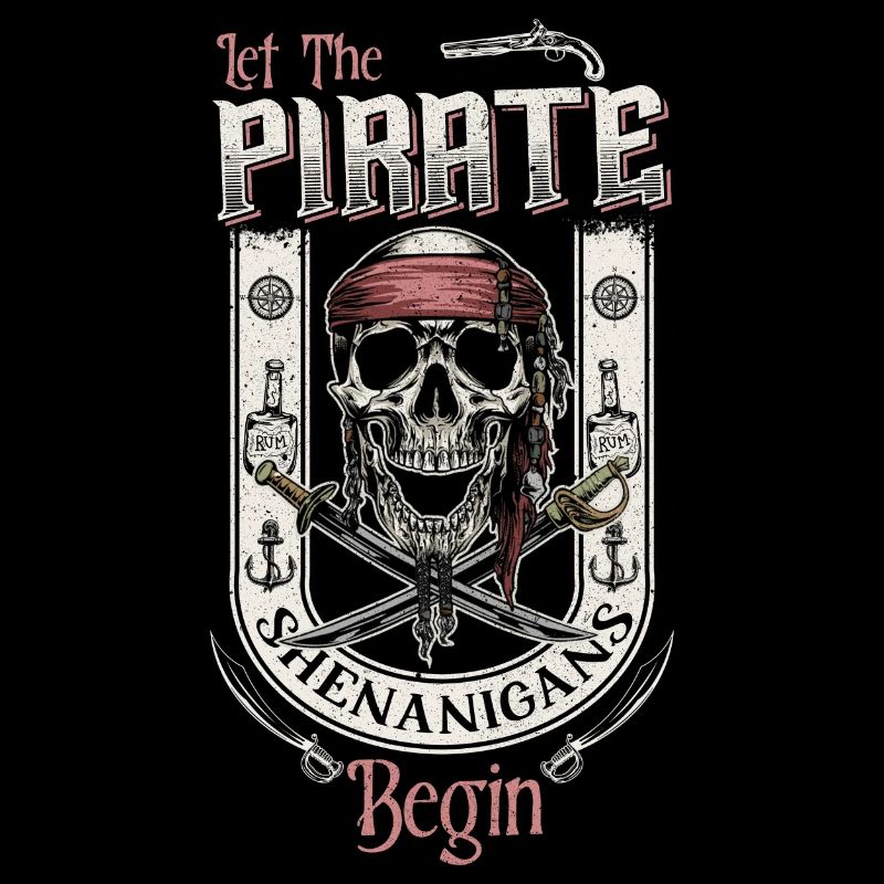Let The Pirate Shenanigans Begin Tattoo Style