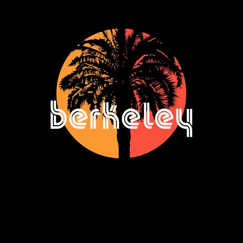 Berkeley California Artistic Vacation Souvenir