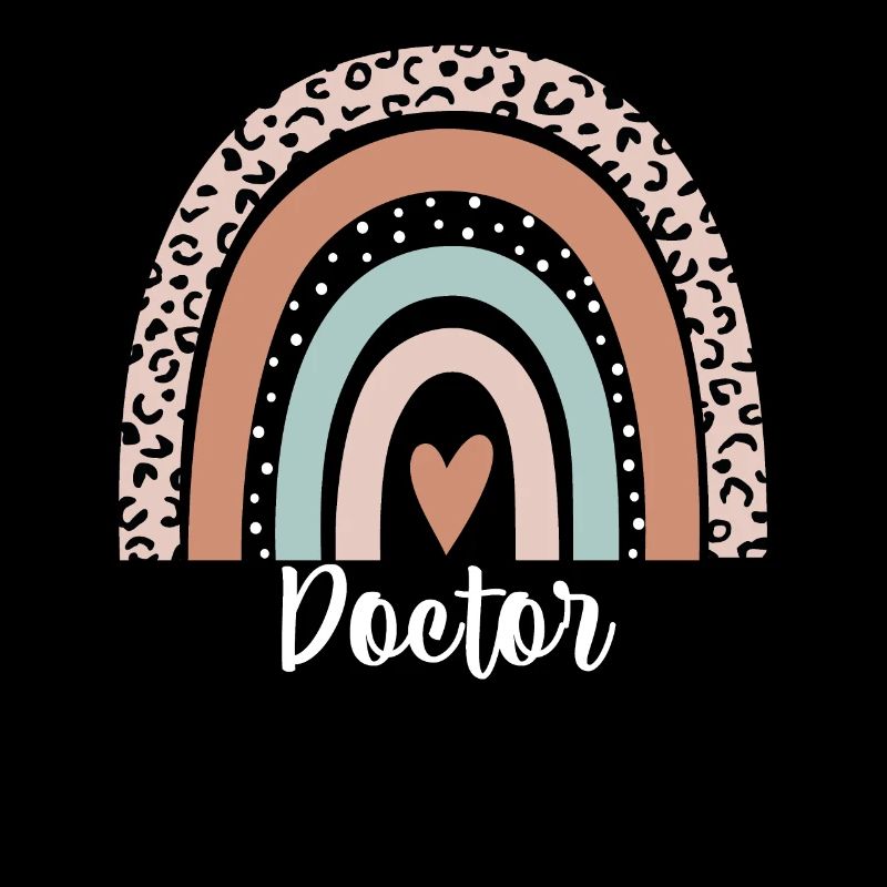 Doktor Regenbogen Leopard Lustiger Doktor Wertschätzung