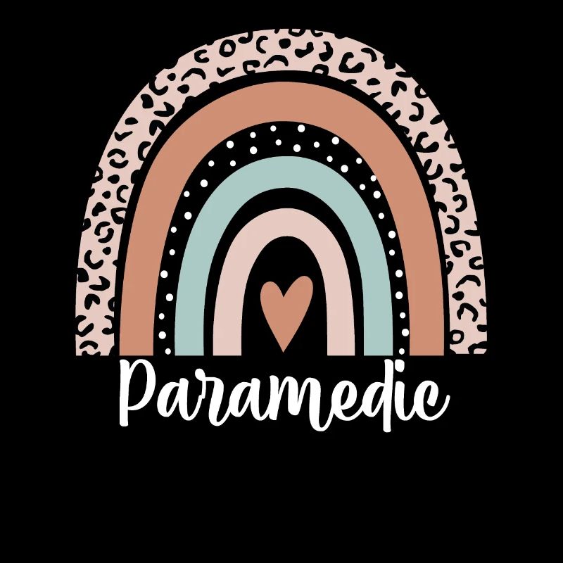 Paramedic Rainbow Leopard Funny Paramedic