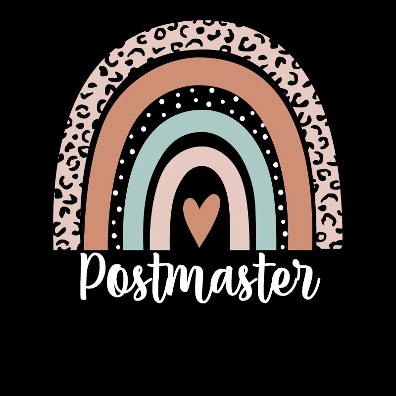 Postmaster Rainbow Leopard Funny Postmaster